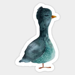 Asleep Pigeon Sticker